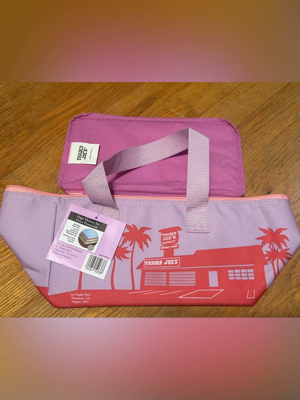 Trader Joe’s Pink Insulated Cooler Tote mini